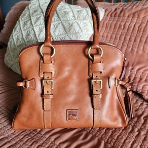 Dooney & Bourke Tan Leather Satchel